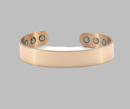 Copper and Leather Magnetics Bracelets