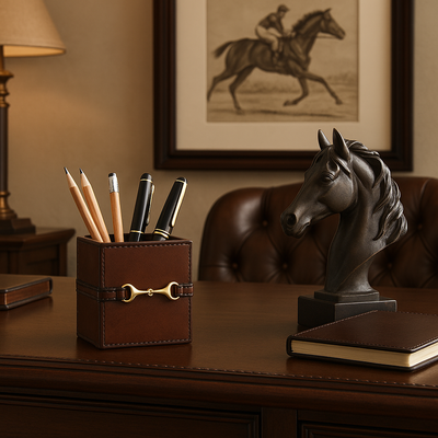 Leather Pen Holder