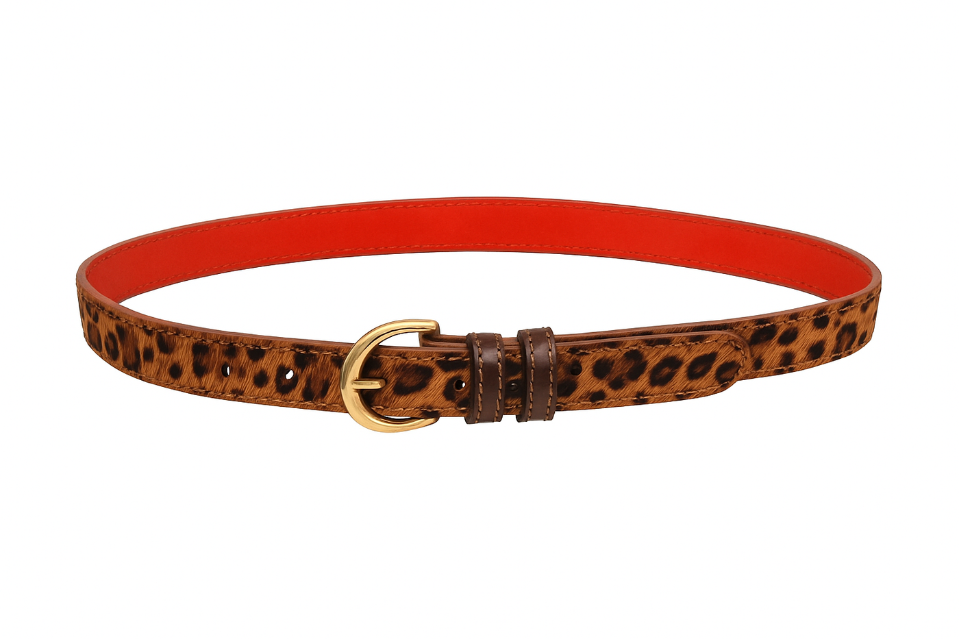 Leopard Print Belt