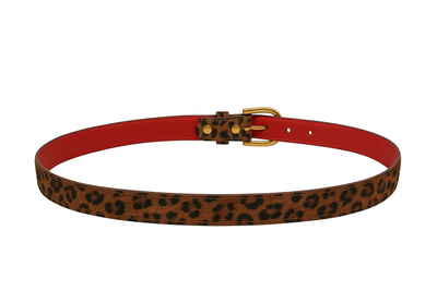 Leopard Print Belt