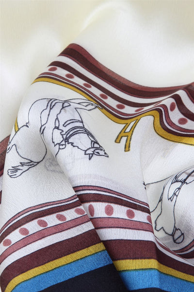 EQUESTRAIN SILK SCARF
