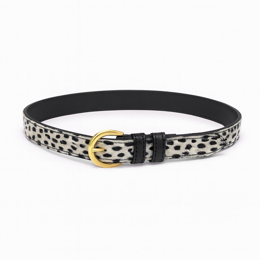 Dalmation Print Belt