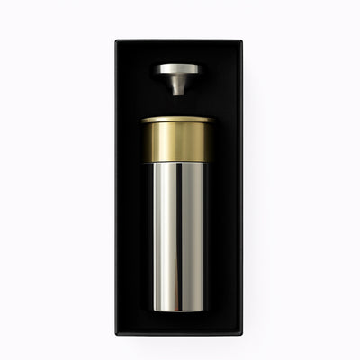 Stainless steel cartridge with 8 numbered cups