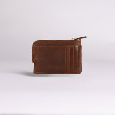 Bibury Coin Purse Cognac Croc