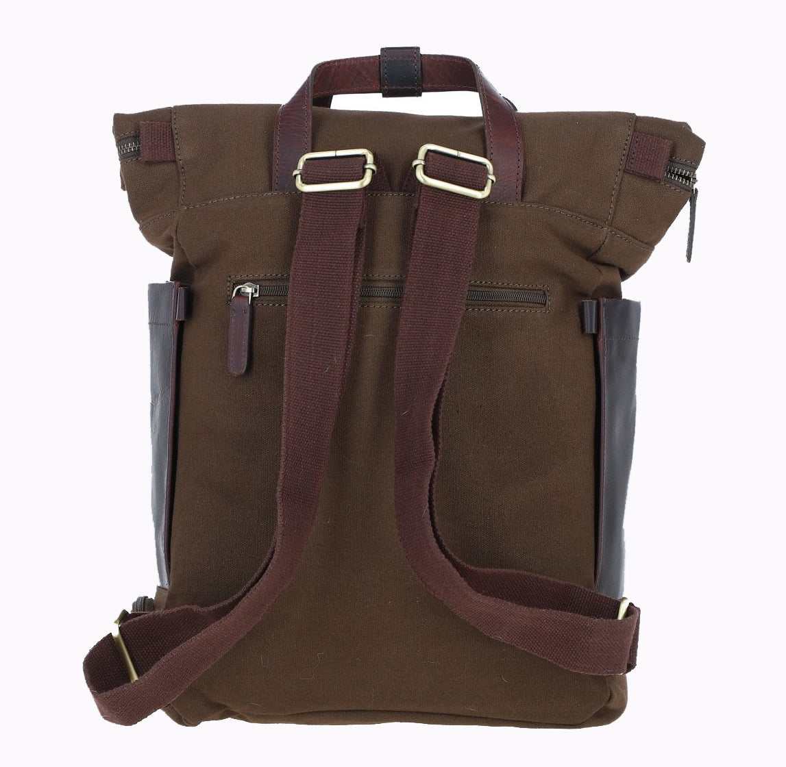 Canvas & Leather Backpack