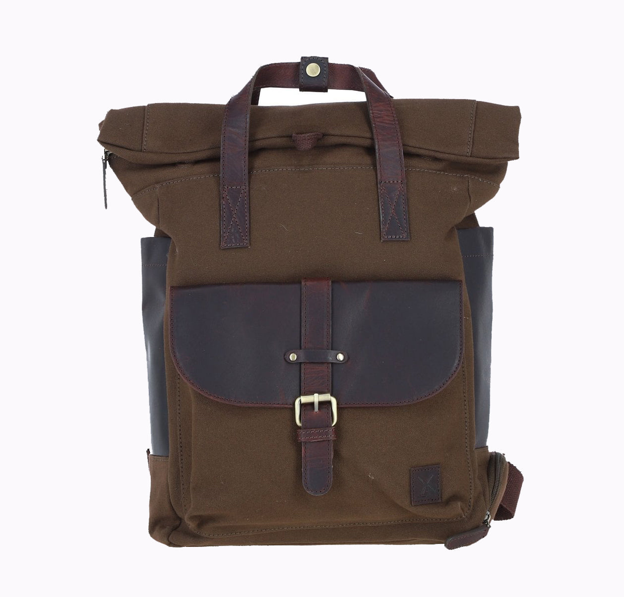 Canvas & Leather Backpack