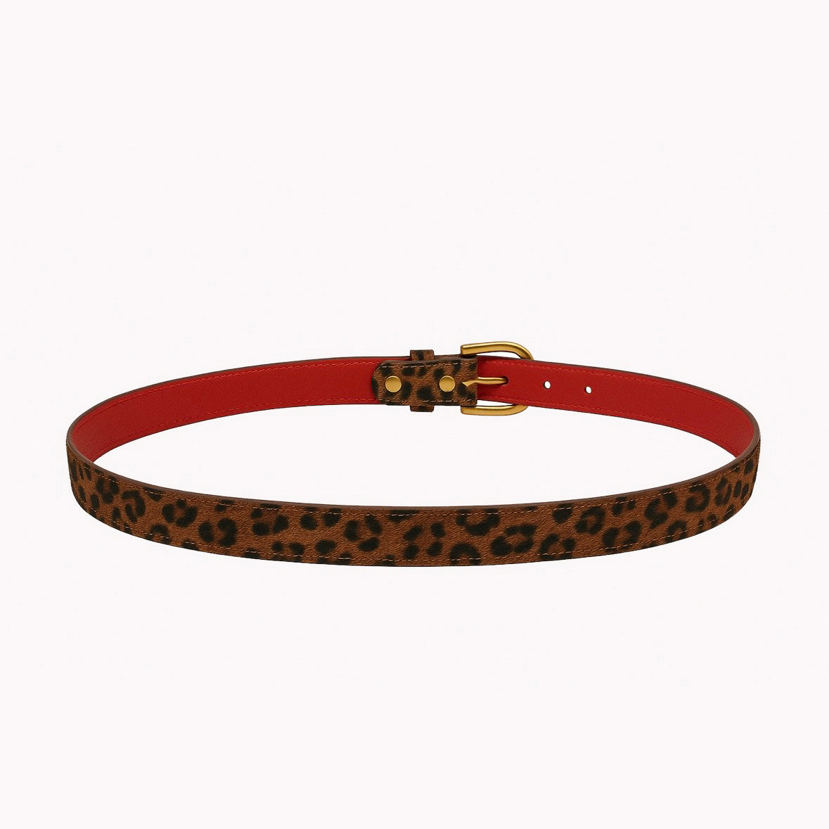 Leopard Print Belt