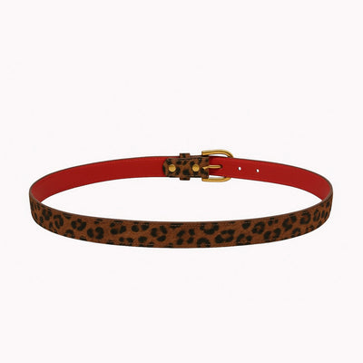 Leopard Print Belt