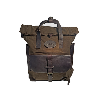 Canvas & Leather Backpack