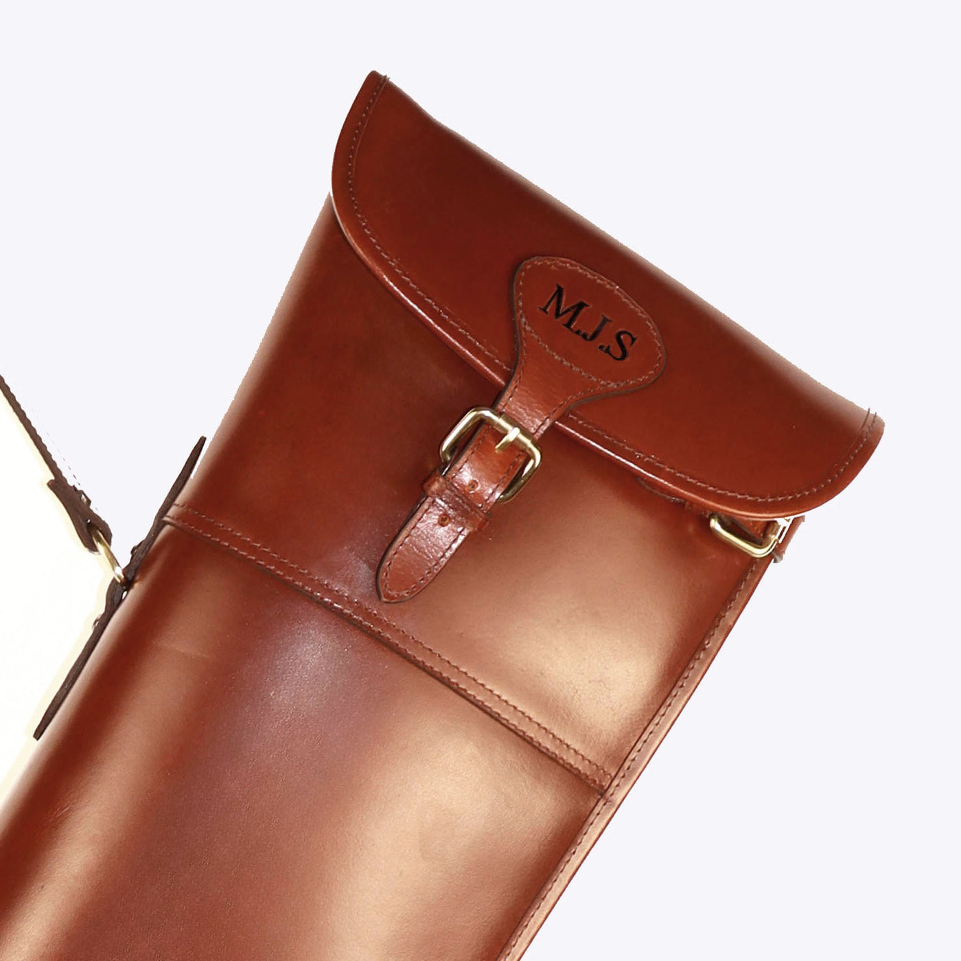 Wide Fit 32"-34" Savoy Double Cognac Gunslip