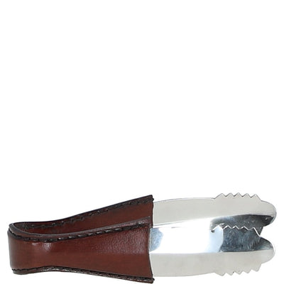 Leather Handled Ice Tong
