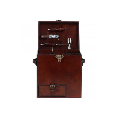 Leather Mini Bar