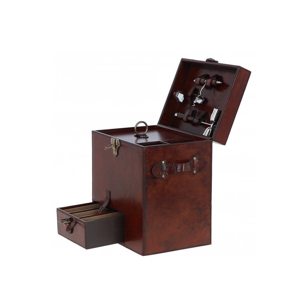 Leather Mini Bar