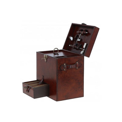 Leather Mini Bar