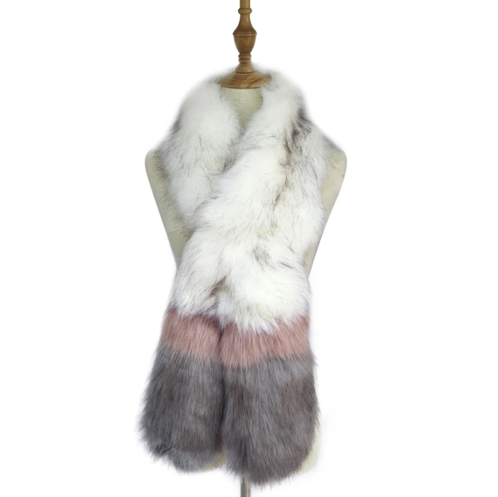 Long Faux Fur Collar
