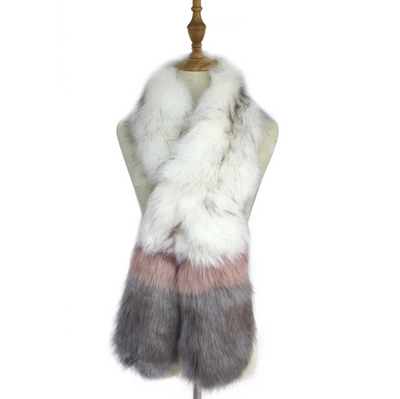 Long Faux Fur Collar