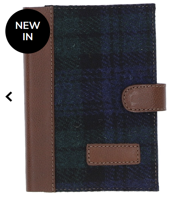 A6 Leather & Harris Tweed Notebook – Hicks and Hides