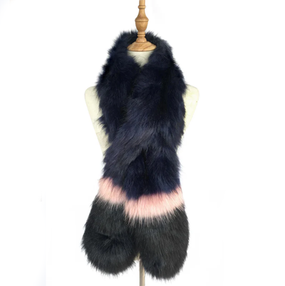 Long Faux Fur Collar