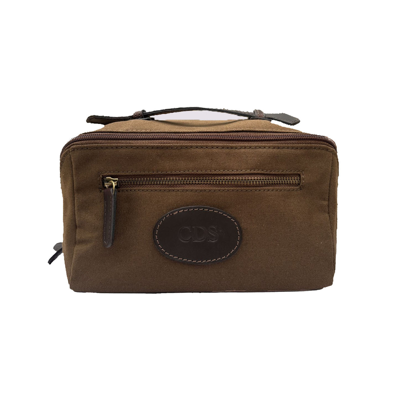 Canvas & Leather Wash Bag