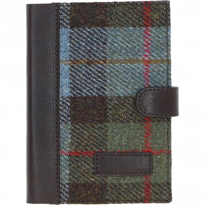 A5 Leather & Harris Tweed Notebook