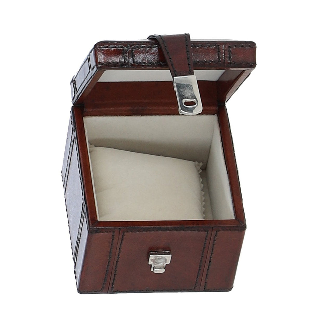 Black Watch Box Cufflink Boxes | Personalised Leather Cufflinks Box ...
