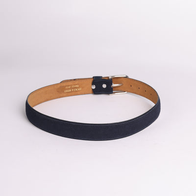 Suede Navy Moreton Keeper Belt