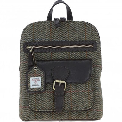 Leather & Harris Tweed Backpack