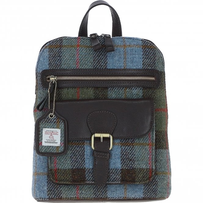 Leather & Harris Tweed Backpack