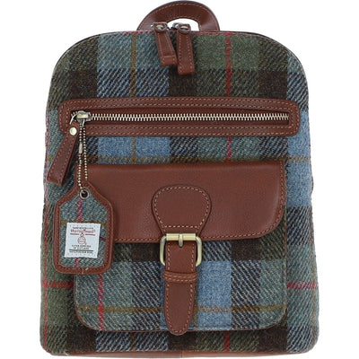 Leather & Harris Tweed Backpack