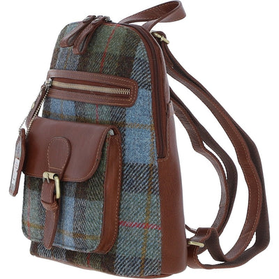 Leather & Harris Tweed Backpack