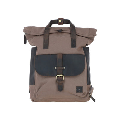 Canvas & Leather Backpack