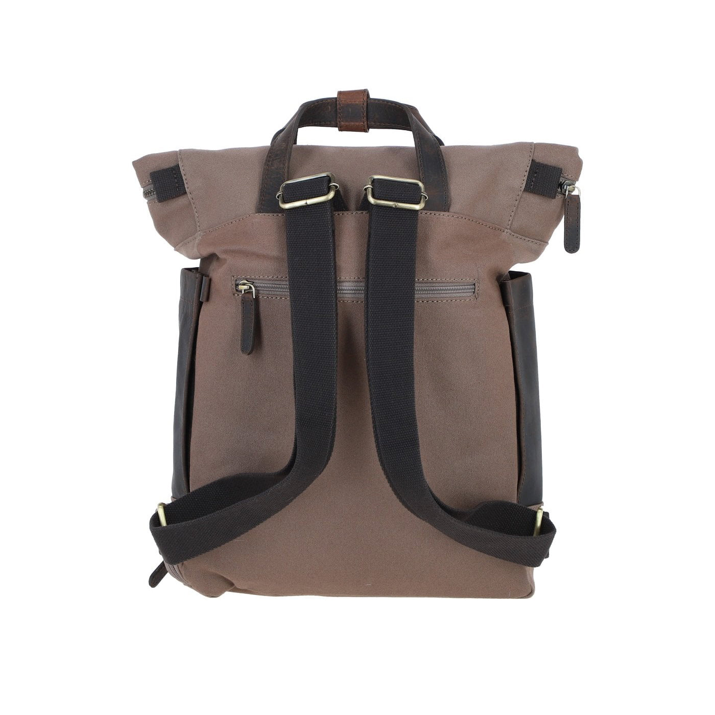 Canvas & Leather Backpack
