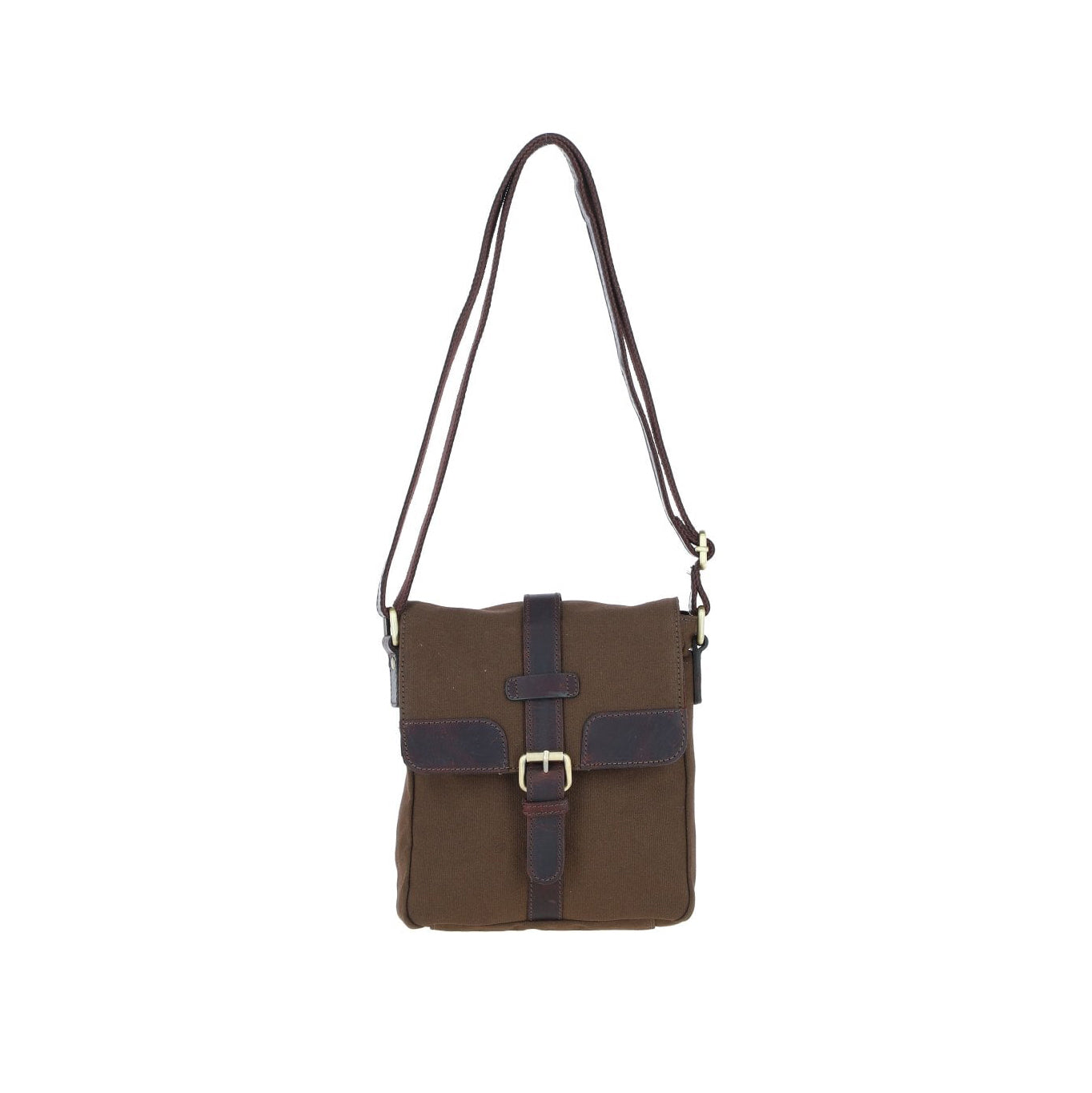 Canvas & Leather Crossbody