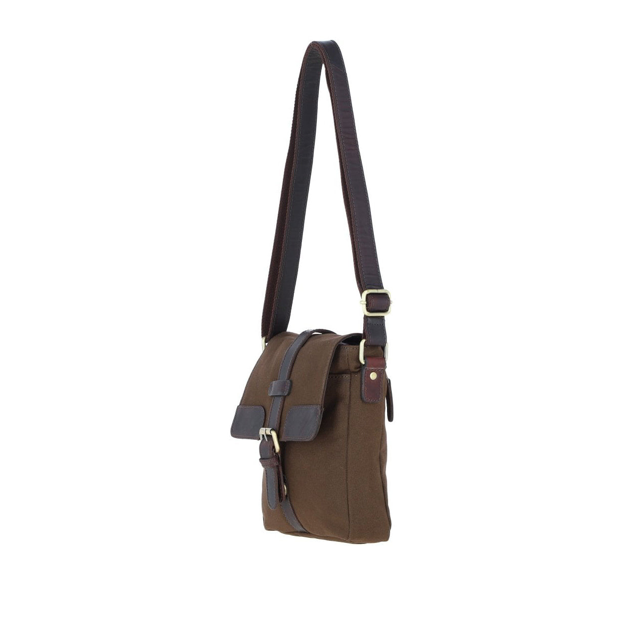 Canvas & Leather Crossbody
