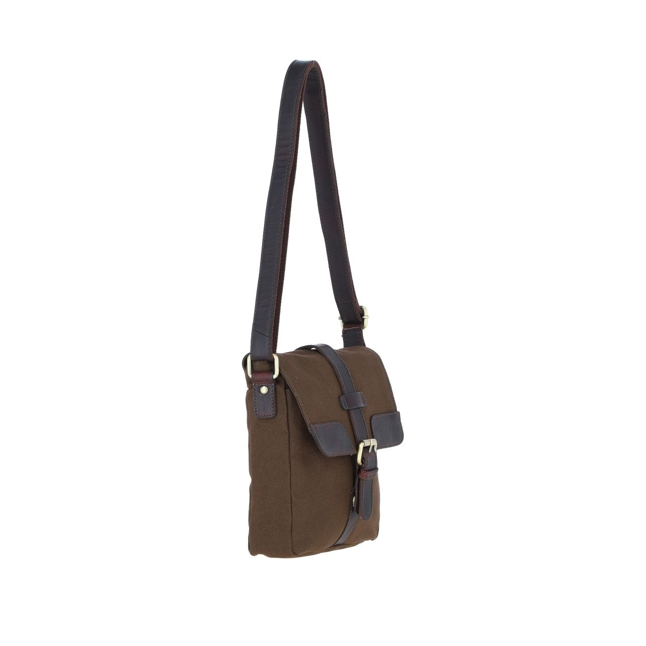 Canvas & Leather Crossbody