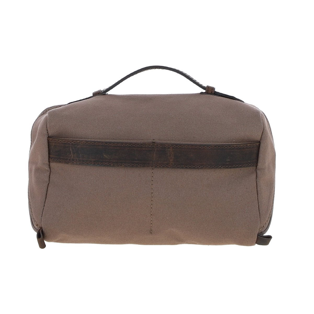 Canvas & Leather Wash Bag