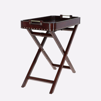 Leather Butlers Serving Tray