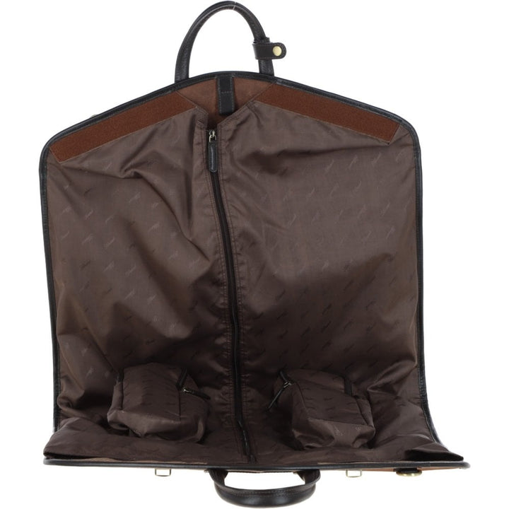 Suit carrier leather on sale