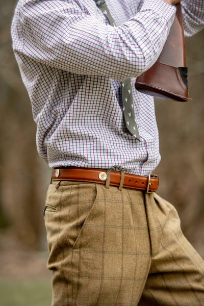 Broadway Multi Field Belt-Belts-Hicks and Hides-Cognac-Small-Hicks and Hides- country shooting fashion leather goods
