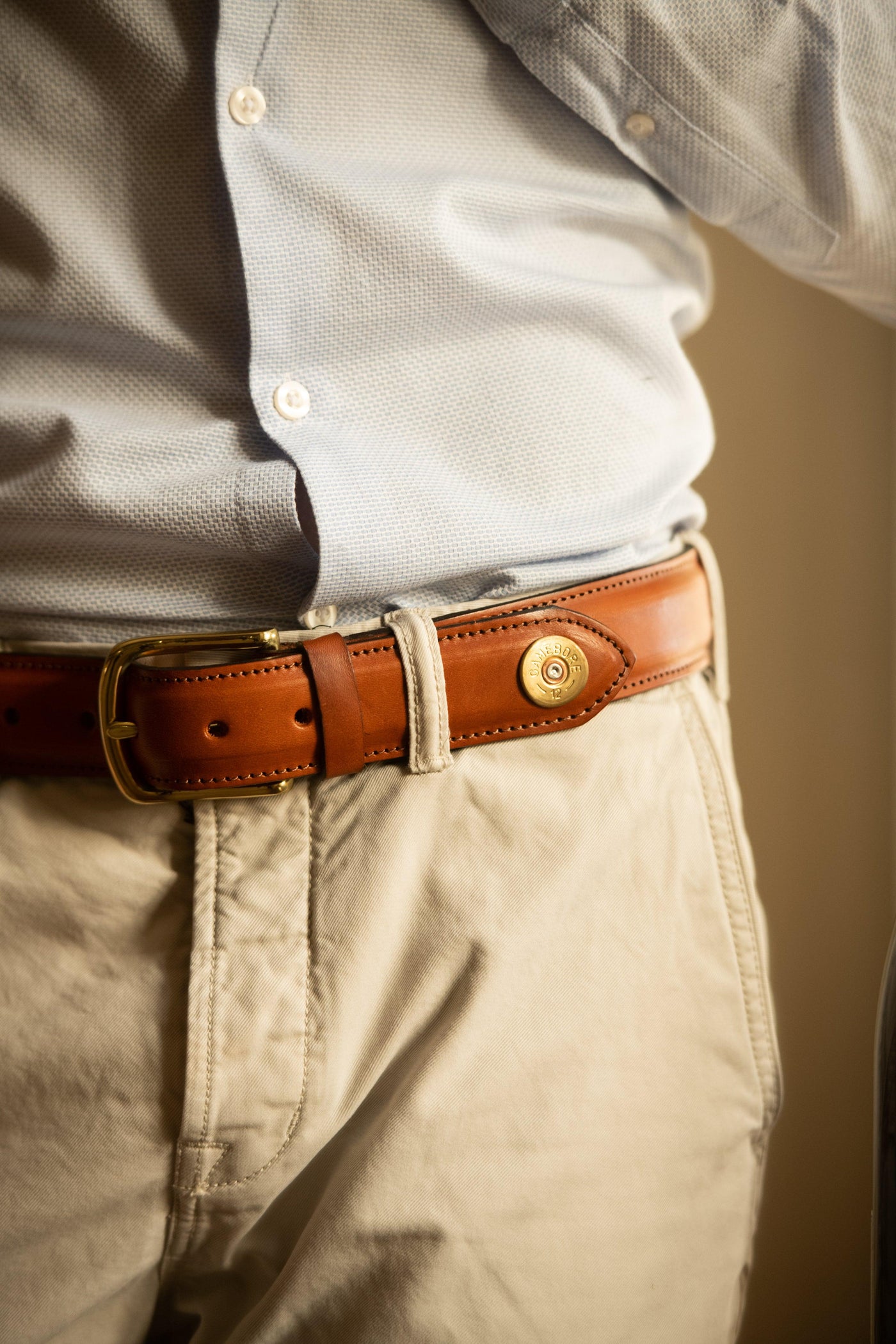 Broadway Tip Field Belt-Belts-Hicks and Hides-Cognac-Small-Hicks and Hides- country shooting fashion leather goods